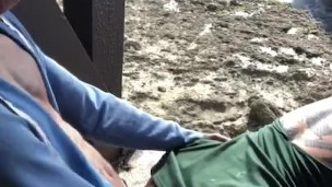 Basketball Babe wanted 2 shoot his load on Indica on the Beach