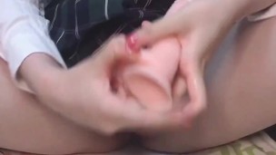 【個人撮影】入らないと思っていた！ ドコス女子の初めてディルドオナニー