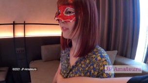 Japanese Beautiful Amateur MILF with Nice Boob Interview & Shower Together Before Creampie SEX