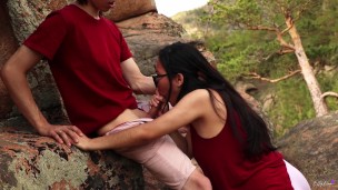 Outdoor blowjob | Amateur couple EllyDee