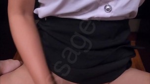 PERFECT BODY THAI STUDENT WATCHING PORNHUB VIDEO EP1