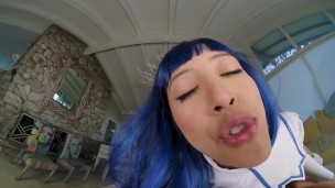 Asian Teen Alexia Anders As Anime Villain Satsuki Kiryuin Dominates Over You With Her Pussy